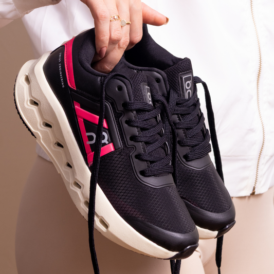 Tênis Esportivo Cloudrunner TN13 Preto Pink