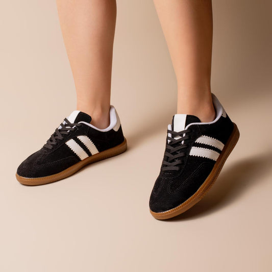 Tênis Feminino Samba TN08 Preto Branco