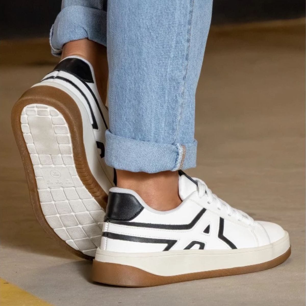 Tênis Esportivo Casual TN16 Branco