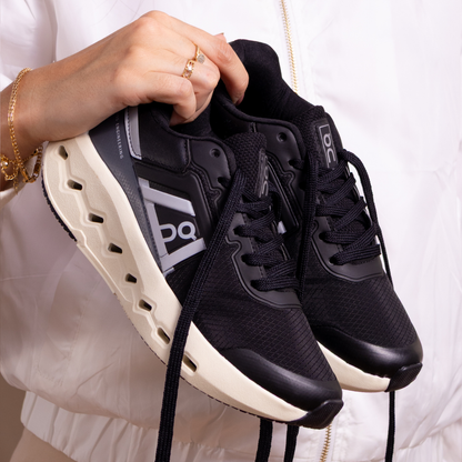 Tênis Esportivo Cloudrunner TN13 Preto Branco