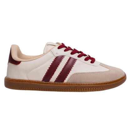 Tênis Feminino Samba TN08 Off White Marsala