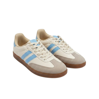Tênis Feminino Samba TN08 Off White Azul