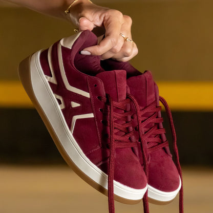Tênis Esportivo Casual TN16 Marsala