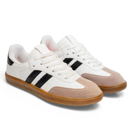 Tênis Feminino Samba TN08 Branco Preto