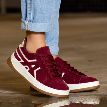 Tênis Esportivo Casual TN16 Marsala