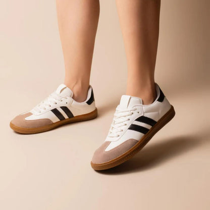 Tênis Feminino Samba TN08 Branco Preto