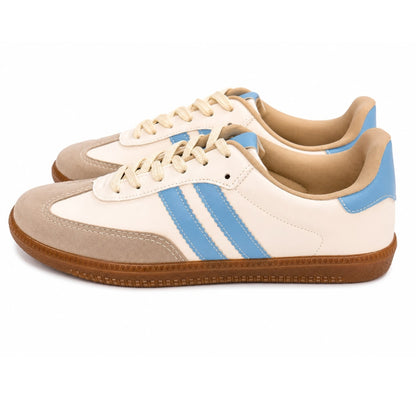 Tênis Feminino Samba TN08 Off White Azul