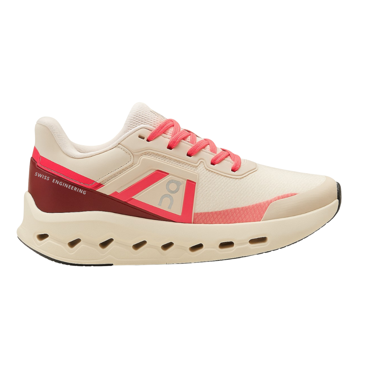 Tênis Esportivo Cloudrunner TN13 Off White Pink
