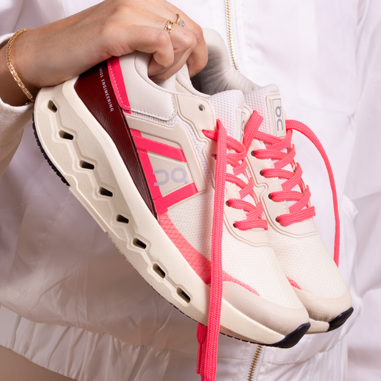 Tênis Esportivo Cloudrunner TN13 Off White Pink