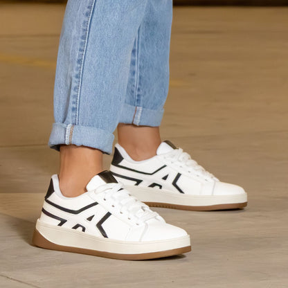 Tênis Esportivo Casual TN16 Branco